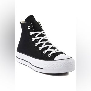 Converse Platform Chuck Taylor All Star- Black (Women’s sizing)